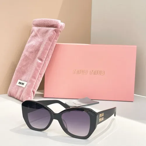 Cheap MIU MIU AAA Quality Sunglasses #1415944, $$60.00 USD On MIU MIU AAA Sunglasses