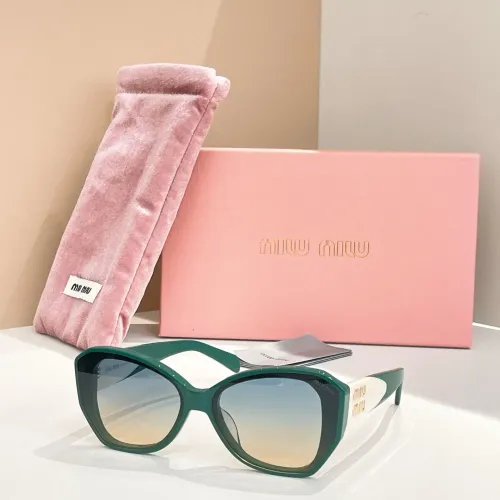 Cheap MIU MIU AAA Quality Sunglasses #1415946, $$60.00 USD On MIU MIU AAA Sunglasses