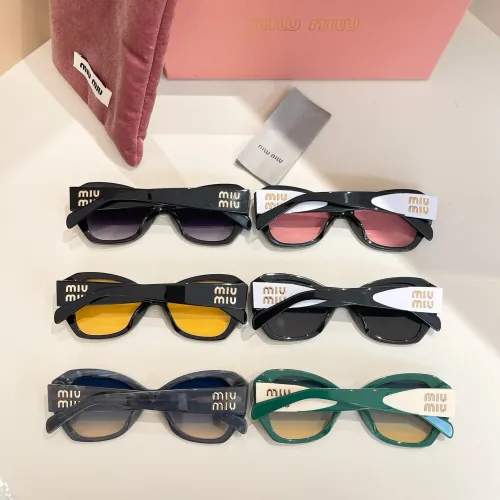 Replica MIU MIU AAA Quality Sunglasses #1415947 $60.00 USD for Wholesale