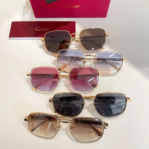 Replica Cartier AAA Quality Sunglassess #1415997 $60.00 USD for Wholesale