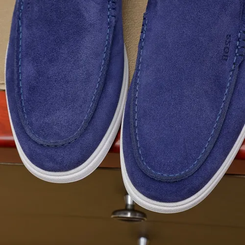 Replica Boss Leather Shoes For Men #1416087 $85.00 USD for Wholesale