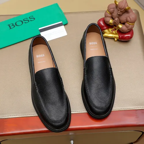 Replica Boss Leather Shoes For Men #1416090 $85.00 USD for Wholesale