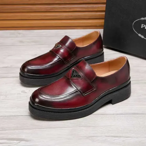 Cheap Prada Leather Shoes For Men #1416117, $$100.00 USD On Prada Leather Shoes