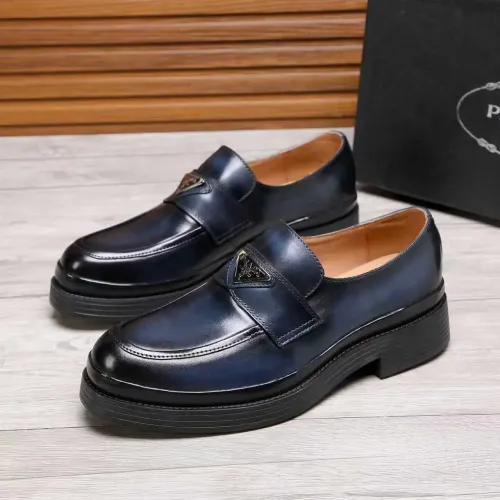 Cheap Prada Leather Shoes For Men #1416118, $$100.00 USD On Prada Leather Shoes