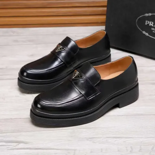 Cheap Prada Leather Shoes For Men #1416119, $$100.00 USD On Prada Leather Shoes