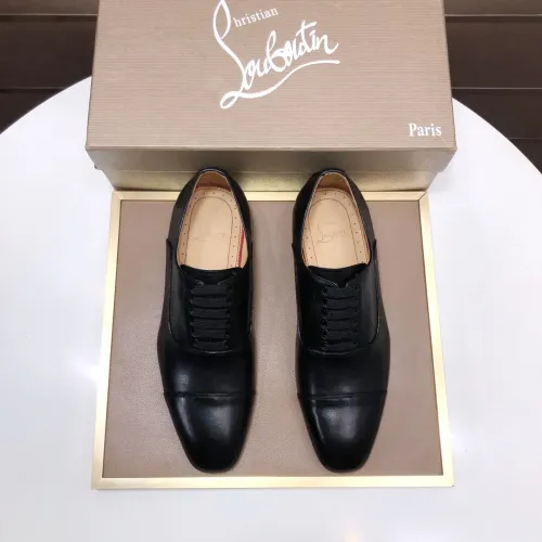 Replica Christian Louboutin Leather Shoes For Men #1416165 $112.00 USD for Wholesale