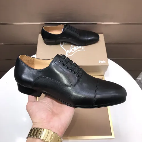 Replica Christian Louboutin Leather Shoes For Men #1416165 $112.00 USD for Wholesale