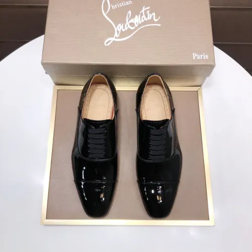 Replica Christian Louboutin Leather Shoes For Men #1416166 $112.00 USD for Wholesale
