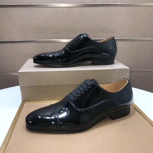 Replica Christian Louboutin Leather Shoes For Men #1416166 $112.00 USD for Wholesale