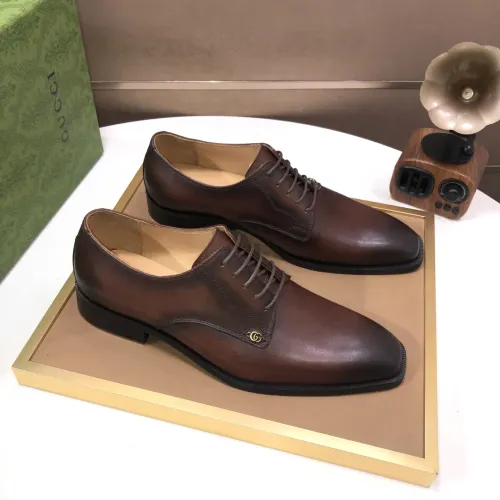 Replica Gucci Oxfords Shoes For Men #1416243 $105.00 USD for Wholesale