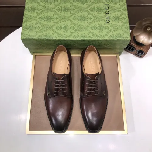 Replica Gucci Oxfords Shoes For Men #1416243 $105.00 USD for Wholesale