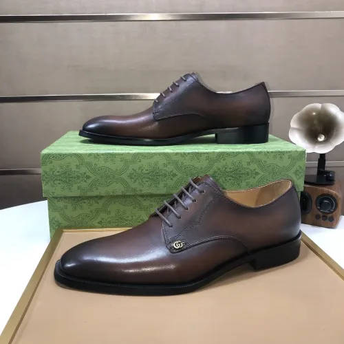 Replica Gucci Oxfords Shoes For Men #1416243 $105.00 USD for Wholesale
