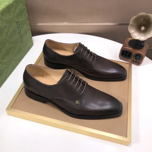 Replica Gucci Oxfords Shoes For Men #1416244 $105.00 USD for Wholesale