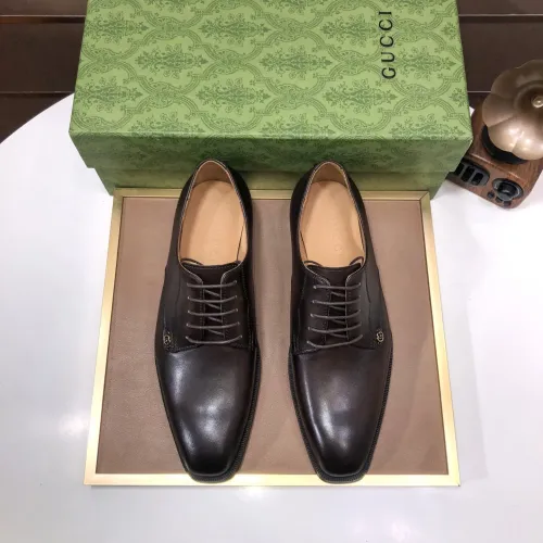 Replica Gucci Oxfords Shoes For Men #1416244 $105.00 USD for Wholesale