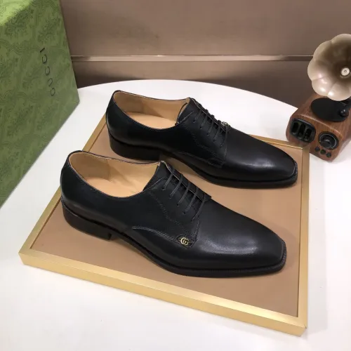Replica Gucci Oxfords Shoes For Men #1416245 $105.00 USD for Wholesale