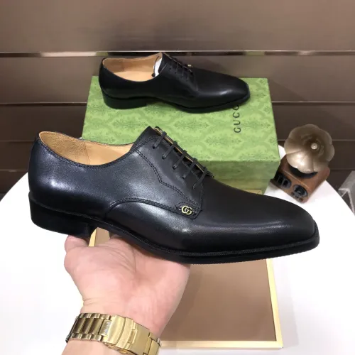 Replica Gucci Oxfords Shoes For Men #1416245 $105.00 USD for Wholesale