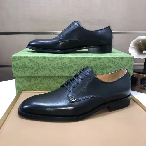 Replica Gucci Oxfords Shoes For Men #1416245 $105.00 USD for Wholesale