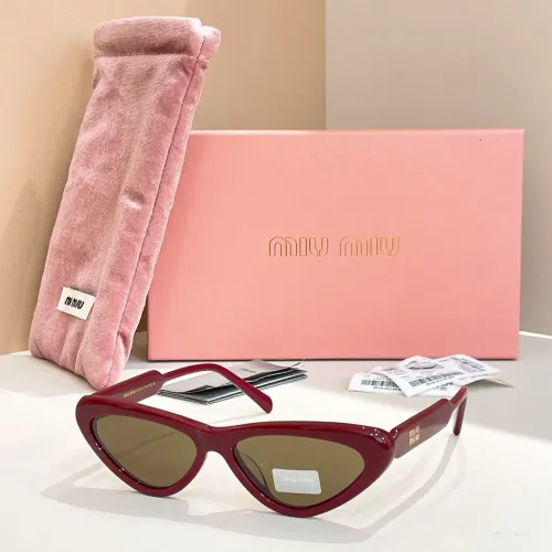 Cheap MIU MIU AAA Quality Sunglasses #1416285, $$60.00 USD On MIU MIU AAA Sunglasses