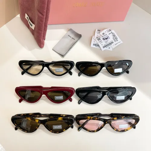 Replica MIU MIU AAA Quality Sunglasses #1416287 $60.00 USD for Wholesale