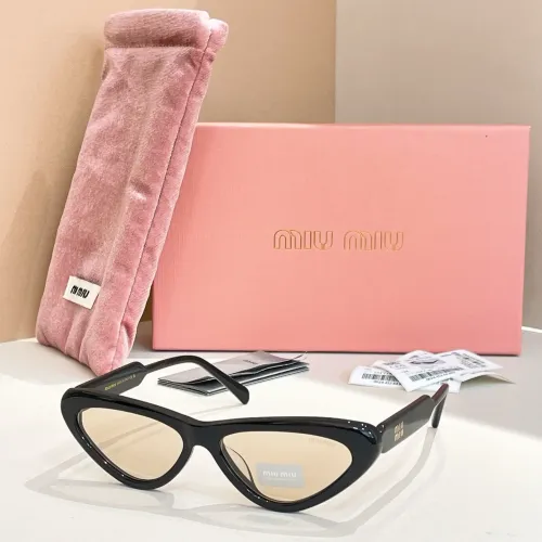 Cheap MIU MIU AAA Quality Sunglasses #1416288, $$60.00 USD On MIU MIU AAA Sunglasses
