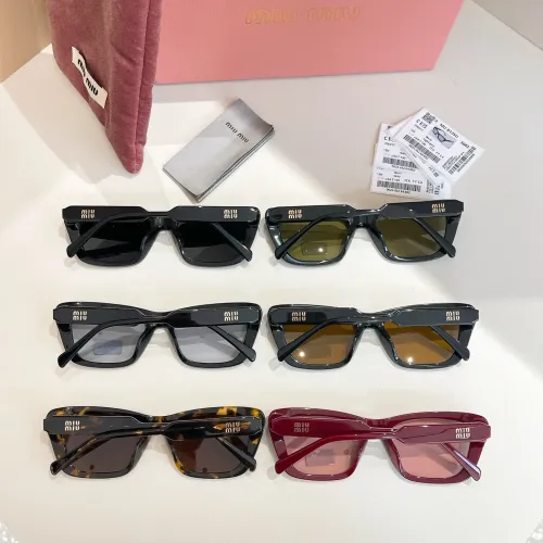 Replica MIU MIU AAA Quality Sunglasses #1416298 $60.00 USD for Wholesale