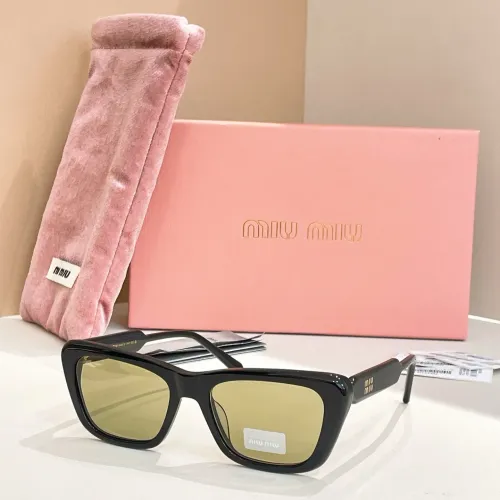 Cheap MIU MIU AAA Quality Sunglasses #1416300, $$60.00 USD On MIU MIU AAA Sunglasses