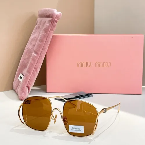 Cheap MIU MIU AAA Quality Sunglasses #1416317, $$64.00 USD On MIU MIU AAA Sunglasses