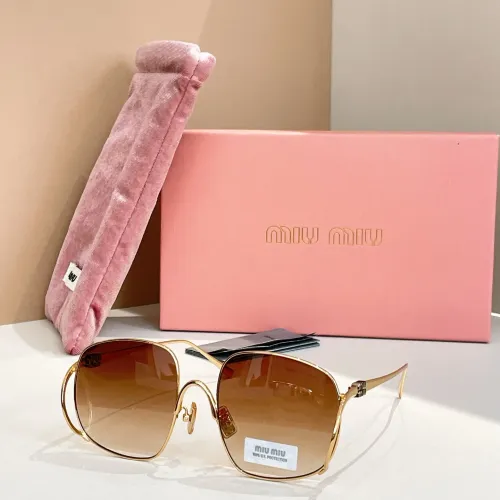 Cheap MIU MIU AAA Quality Sunglasses #1416319, $$64.00 USD On MIU MIU AAA Sunglasses