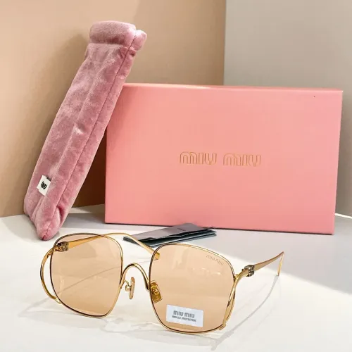 Cheap MIU MIU AAA Quality Sunglasses #1416323, $$64.00 USD On MIU MIU AAA Sunglasses