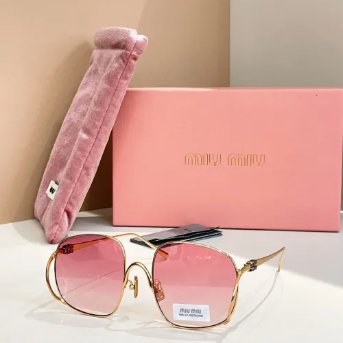 Cheap MIU MIU AAA Quality Sunglasses #1416324, $$64.00 USD On MIU MIU AAA Sunglasses