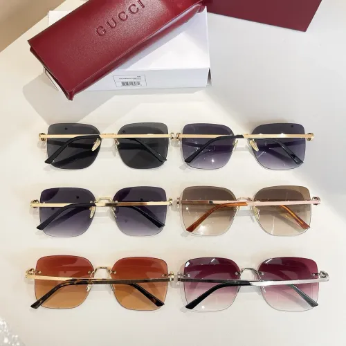 Replica Gucci AAA Quality Sunglasses #1416360 $64.00 USD for Wholesale