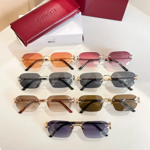 Replica Gucci AAA Quality Sunglasses #1416371 $64.00 USD for Wholesale
