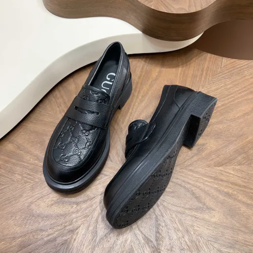 Replica Gucci Oxfords Shoes For Men #1416373 $132.00 USD for Wholesale