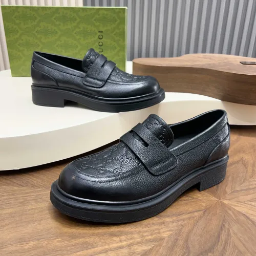 Replica Gucci Oxfords Shoes For Men #1416373 $132.00 USD for Wholesale
