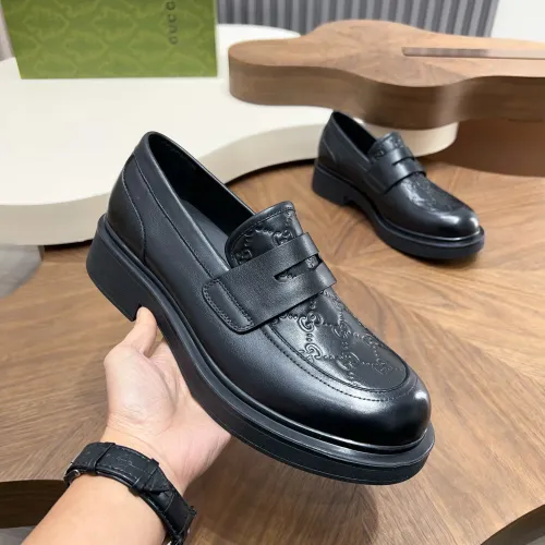 Replica Gucci Oxfords Shoes For Men #1416374 $132.00 USD for Wholesale