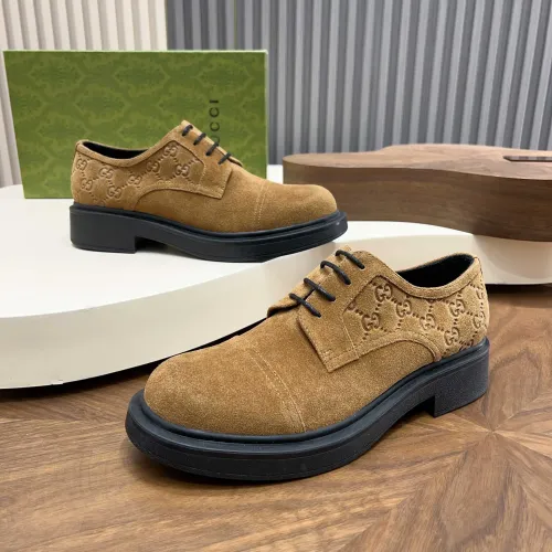 Replica Gucci Oxfords Shoes For Men #1416393 $132.00 USD for Wholesale