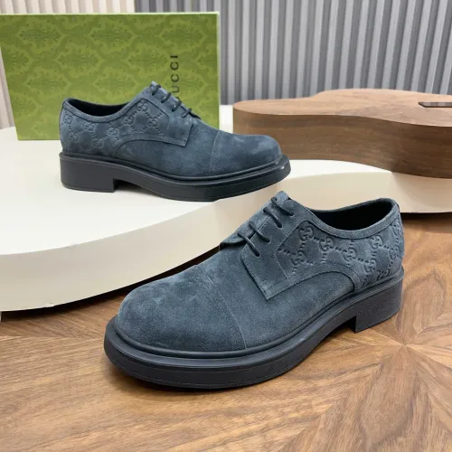 Replica Gucci Oxfords Shoes For Men #1416395 $132.00 USD for Wholesale