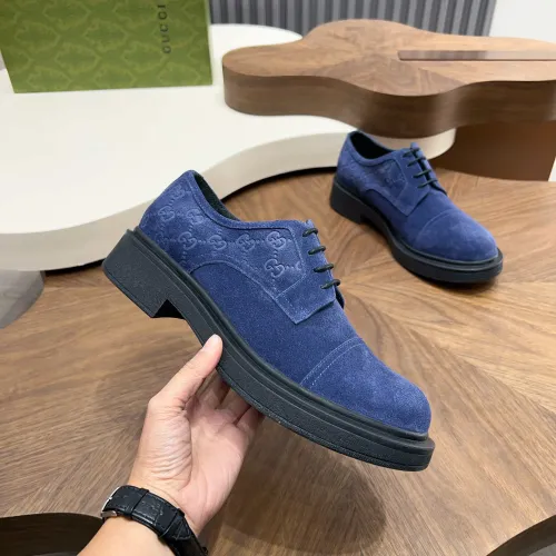 Replica Gucci Oxfords Shoes For Men #1416401 $132.00 USD for Wholesale