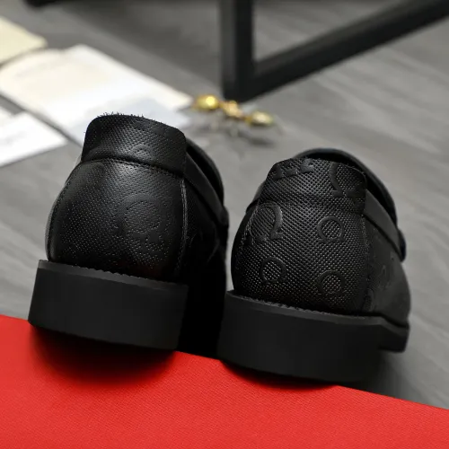 Replica Salvatore Ferragamo Leather Shoes For Men #1416446 $98.00 USD for Wholesale