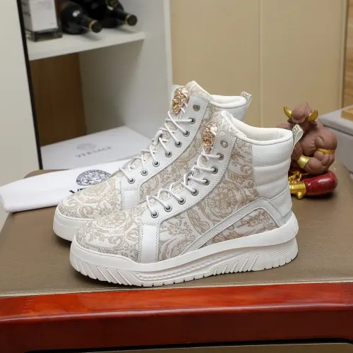 Cheap Versace High Tops Shoes For Men #1416494, $$85.00 USD On Versace High Tops Shoes