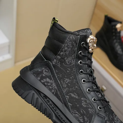 Replica Versace High Tops Shoes For Men #1416495 $85.00 USD for Wholesale
