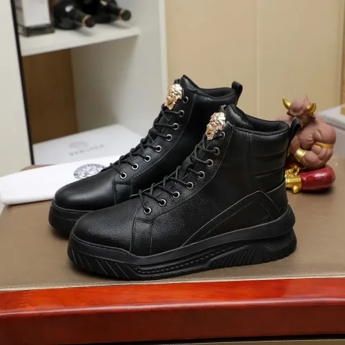 Cheap Versace High Tops Shoes For Men #1416496, $$85.00 USD On Versace High Tops Shoes