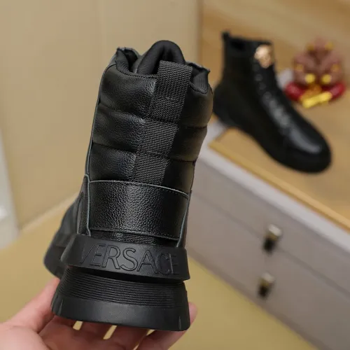 Replica Versace High Tops Shoes For Men #1416496 $85.00 USD for Wholesale
