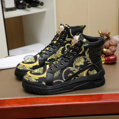Cheap Versace High Tops Shoes For Men #1416498, $$85.00 USD On Versace High Tops Shoes