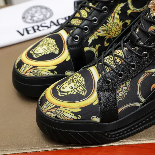Replica Versace High Tops Shoes For Men #1416498 $85.00 USD for Wholesale