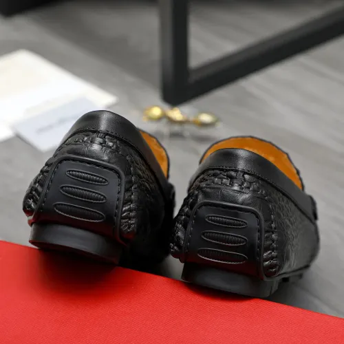 Replica Salvatore Ferragamo Leather Shoes For Men #1416523 $76.00 USD for Wholesale