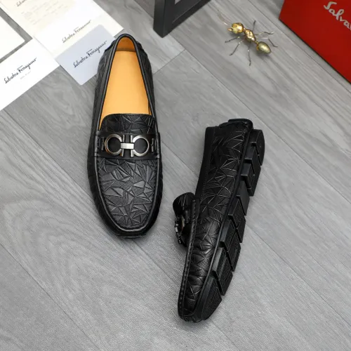 Cheap Salvatore Ferragamo Leather Shoes For Men #1416525, $$76.00 USD On Salvatore Ferragamo Leather Shoes