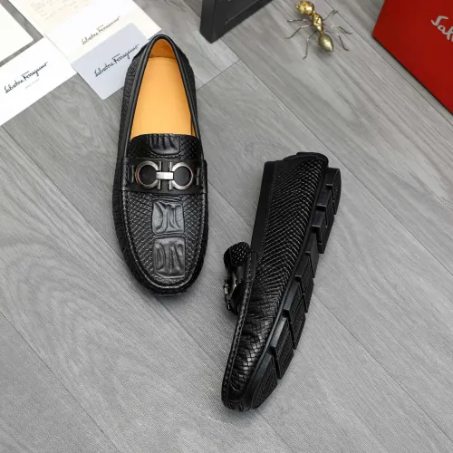 Cheap Salvatore Ferragamo Leather Shoes For Men #1416526, $$76.00 USD On Salvatore Ferragamo Leather Shoes