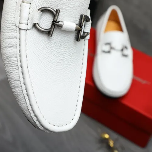 Replica Salvatore Ferragamo Leather Shoes For Men #1416527 $76.00 USD for Wholesale