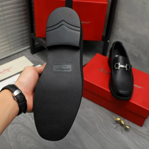 Replica Salvatore Ferragamo Leather Shoes For Men #1416533 $96.00 USD for Wholesale